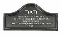 Memorial Arched Sign Memorial Arched Sign
