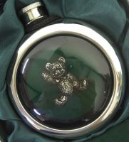 Teddy Whisky Hip Flask 