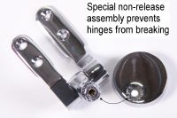 Chrome Toilet Seat Hinge Without Bar