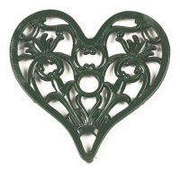 Trivet - Heavy Duty V3 Heart - Green