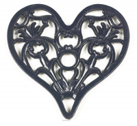 Blue Heavy Duty Heart Trivet