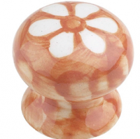 "Orange Groves" Ceramic Cupboard Knob 