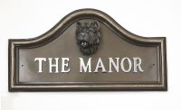West Highland Terrier House Name Plaque