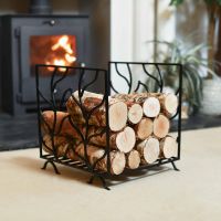 "Attingham" Leaf Style Log Rack 