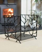 Empty "Attingham" Leaf Style Log Rack 