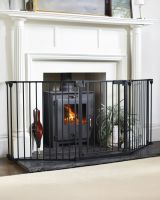 "BabyPro" Midnight Black Three Panel Baby Safe Fire Guard "BabyPro" Midnight Black Three Panel Baby Safe Fire Guard