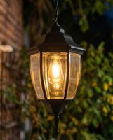 "Barnet" Chain Hanging Lantern Illuminated at Night