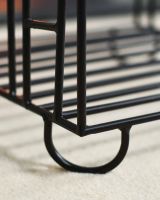 Close-Up of Looped Feet for "Clarisa" Art Deco Log Rack Close-Up of Looped Feet for "Clarisa" Art Deco Log Rack