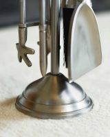 Close-Up of Base for "Grecian" Pewter Fireside Companion Set 40cm Close-Up of Base for "Grecian" Pewter Fireside Companion Set 40cm