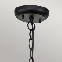 Close-up of the Fixing Plate on the Hanging Chain Light