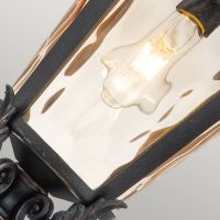 Close-up of the Tinted Bevelled Glass in the Lantern