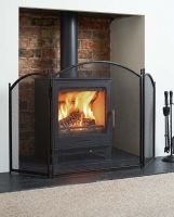 "Hampden" Black Iron Fire Guard Digital Illustration "Hampden" Black Iron Fire Guard Digital Illustration