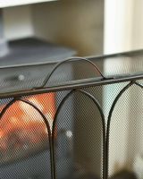 Close-Up of "High Spires" Enclosed Fire Guard Close-Up of "High Spires" Enclosed Fire Guard