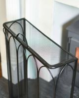 "High Spires" Enclosed Fire Guard in SItu "High Spires" Enclosed Fire Guard in SItu