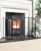 "Inglewood Croft" Heavy Duty Bespoke Fire Guard in SItu