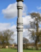 Detail on the Post of the Lamp Post Detail on the Post of the Lamp Post