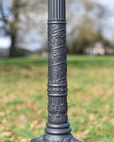 Close-up of the Ornate Pattern on the Lamp Post