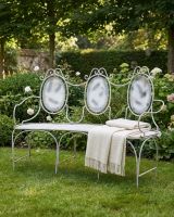 "Lady Josephina" Cameo Garden Bench ai illustration