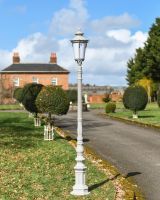 "Lindon Grey" Lamp Post in Situ on a Driveway