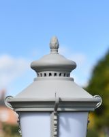 Close-up of the Acorn Finial on the Top of the Lid of the Lantern