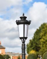 Traditional Lantern on the Top of the Lamp Post
