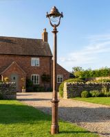 "Lord Octavius" Antique Copper Finish Opulent Cast Iron Lamp Post 2.5m digital illustration