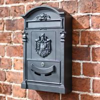 "Midnight Thunder" Dawson Lodge Post Box in Situ on a Brick Wall "Midnight Thunder" Dawson Lodge Post Box in Situ on a Brick Wall