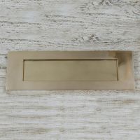 "Sandhill" Cast Brass Letter Plate  "Sandhill" Cast Brass Letter Plate