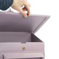 Top Opening Door on the "Savannah Sunset" Goldhay Secure Post and Parcel Box Top Opening Door on the "Savannah Sunset" Goldhay Secure Post and Parcel Box