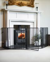 Five Panel Fire Protector with Front Opening Door Five Panel Fire Protector with Front Opening Door