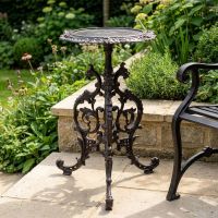 "Serpent" Gothic Cast Iron Side Table in a Rustic Finish Digital Illustration "Serpent" Gothic Cast Iron Side Table in a Rustic Finish Digital Illustration