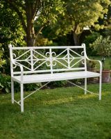 "The Cradley" Three-Seater Deluxe Iron Bench ai illustration