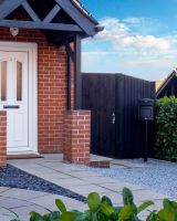 "The Sheffield" Rear Opening Post box on modern house "The Sheffield" Rear Opening Post box on modern house