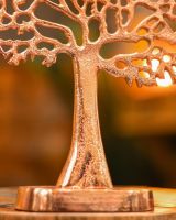 Close-up of the Base of the "Tree of Life" Antique Copper Ornament 