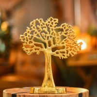 "Tree of Life" Antique Gold Ornament in Situ