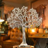 "Tree of Life" Antique Silver Ornament in Situ