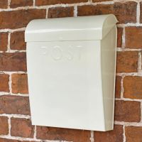 “Alpine Peaks” Cream Contemporary Post Box