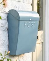 “April Showers” Slate Blue Contemporary Post Box digital illustration “April Showers” Slate Blue Contemporary Post Box digital illustration