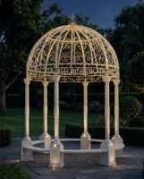 "Araminton Acropolis" Gazebo Digital Illustration at night