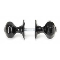 "Audley" Black Octagonal Mortice or Rim Knob Set  "Audley" Black Octagonal Mortice or Rim Knob Set