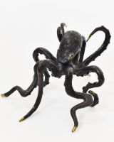"Aurelian Abyss" Cast Brass Octopus Ornament