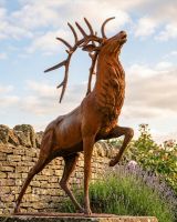 "Balfour Glen" Stag Cast Iron Garden Statue Digital Illustration "Balfour Glen" Stag Cast Iron Garden Statue Digital Illustration