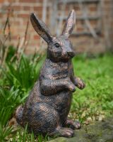 "Barnaby" the Rabbit Cast Aluminium Garden Sculpture
