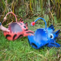 Scale image of "Beacon" the Anglerfish Garden Sculpture 