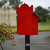 “Blushed Peony” Red Goldhay Post Box Rear “Blushed Peony” Red Goldhay Post Box Rear