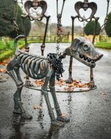 “Bones” the loyal Skeleton Dog Sculpture main image