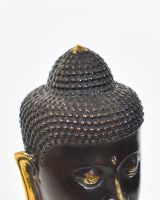 "Boundless Breath" Cast Brass Ornament close up of top