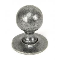 "Clarendon" Pewter Ball Mortice or Rim Knob Set with Escutcheons "Clarendon" Pewter Ball Mortice or Rim Knob Set with Escutcheons