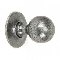 "Clarendon" Pewter Ball Mortice or Rim Knob Set with Escutcheons "Clarendon" Pewter Ball Mortice or Rim Knob Set with Escutcheons