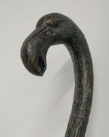 "Coral" Flamingo Wall Art in Cast aluminium - Verdigris close up of head "Coral" Flamingo Wall Art in Cast aluminium - Verdigris close up of head